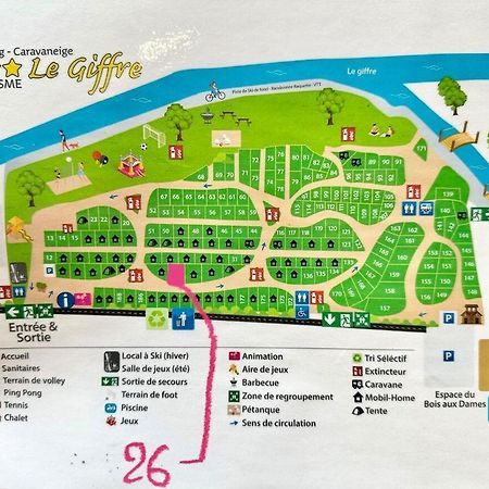 Bungalow 3 Chambres Pour 6 Pers Avec Climatisation Camping 3 Etoiles Samoens Bagian luar foto
